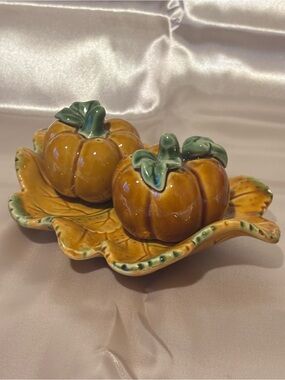 Colin Cowie Pumpkin Salt and Pepper Shakers.